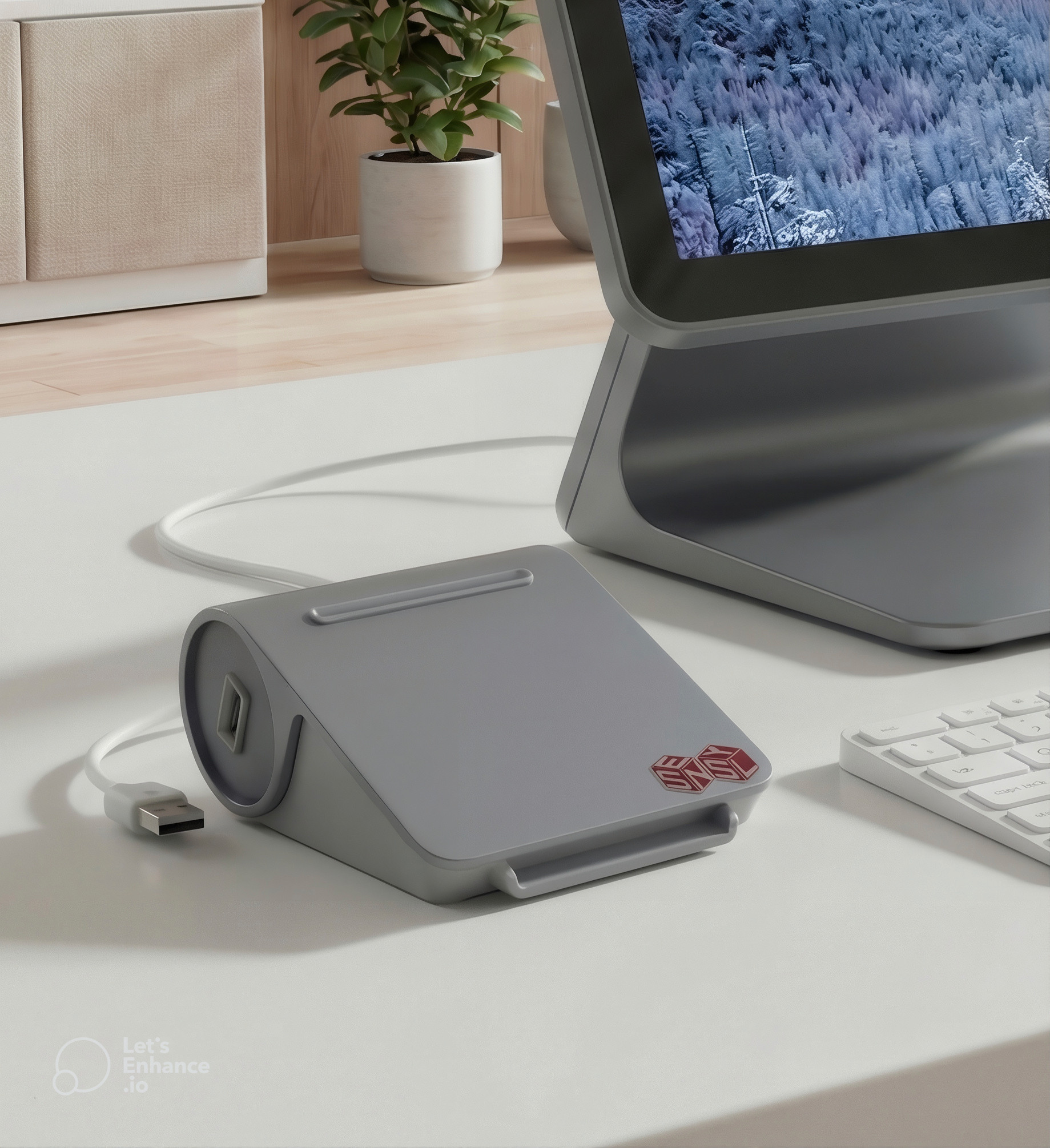 Lecteur SESAM-Vitale PC/SC bifente